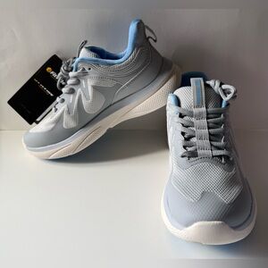 NEW Fitville ZephyrLite V4 Running Shoe Women's Mauve Grey/Sky Blue Size 7W